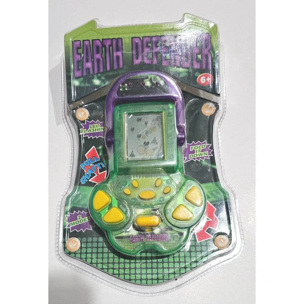 Vintage Earth‎ Defender LCD Handheld Video Game New In Package ST233